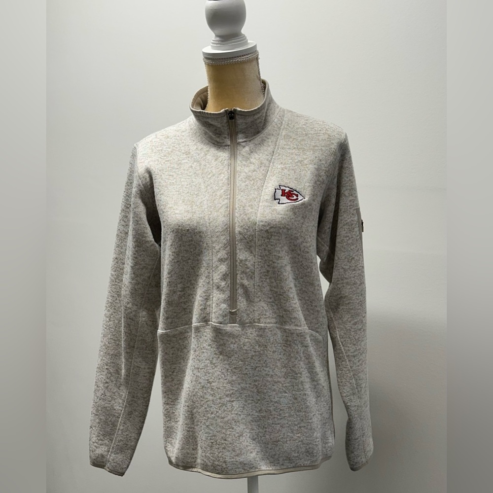 Women’s Kansas City Chiefs Sweater Knit Pullover- size XL